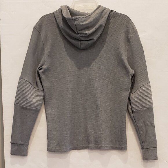 Hudson and Barrow NYC Gray long sleeve  pullover Hoodie - Picture 4 of 7